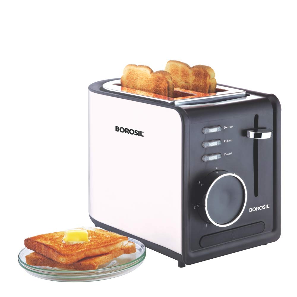 Borosil 850-Watt Krispy Pop-up Toaster